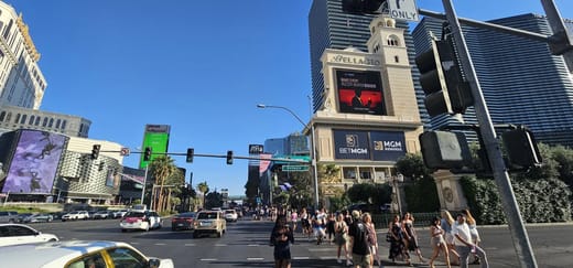 Bellagio Las Vegas Digital Marquee