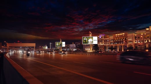 The Triple Crown Digital Billboards Dubai